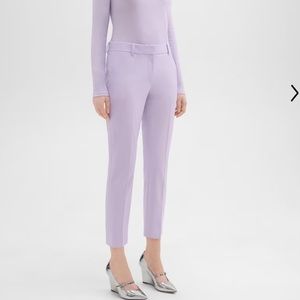 NWT THEORY TREECA WISTERIA TRACEABLE PANTS SIZE 2